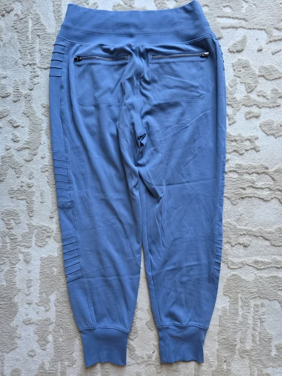 BUNDLE ATHLETA SM Henley Blk Long Sleeve With SM VENICE MOTO baby Blue Jogger - Picture 8 of 12